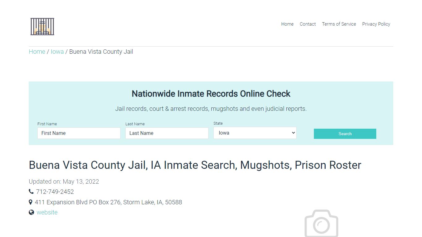 Buena Vista County Jail, IA Inmate Search, Mugshots ...