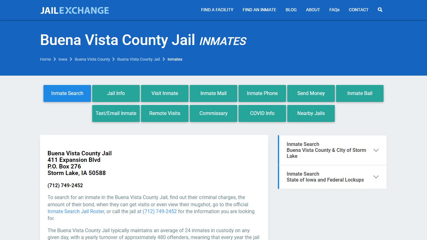 Buena Vista County Jail Inmates | Arrests | Mugshots | IA