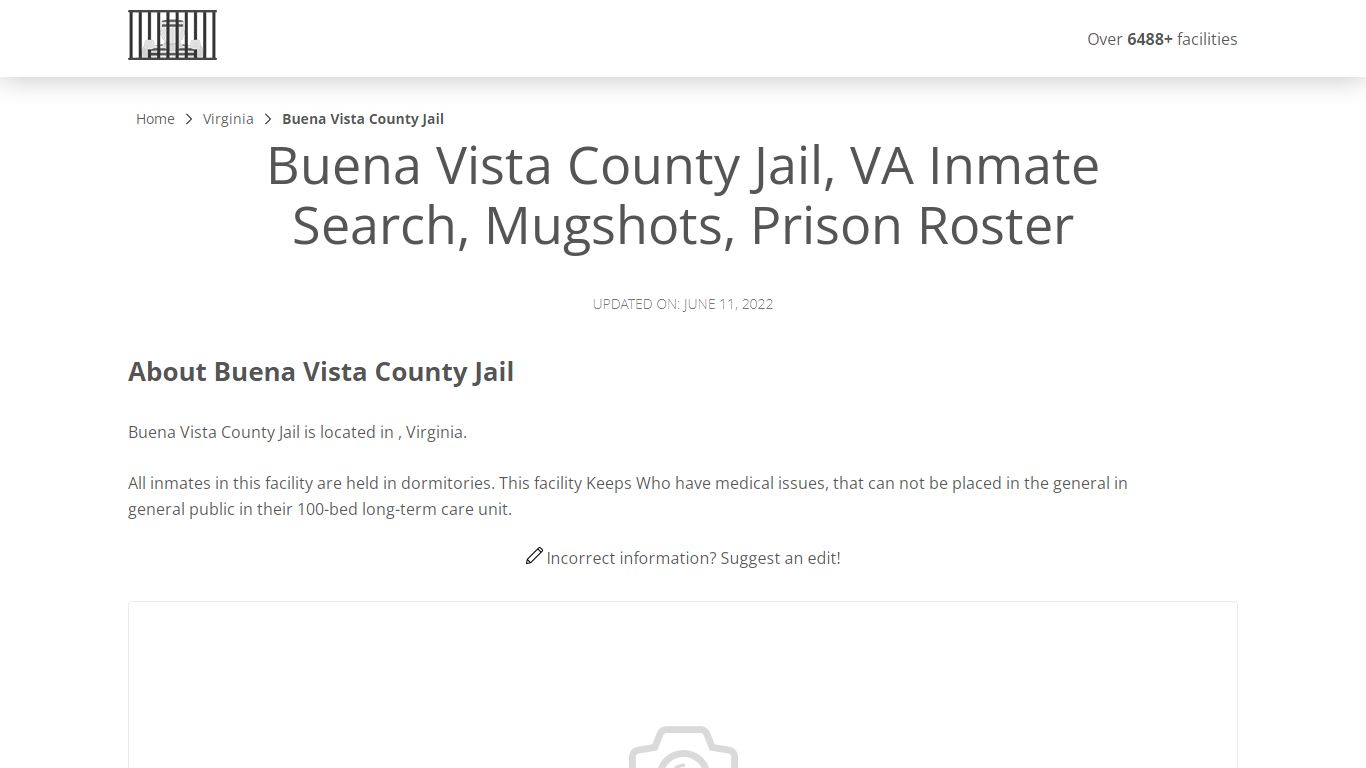 Buena Vista County Jail, VA Inmate Search, Mugshots ...