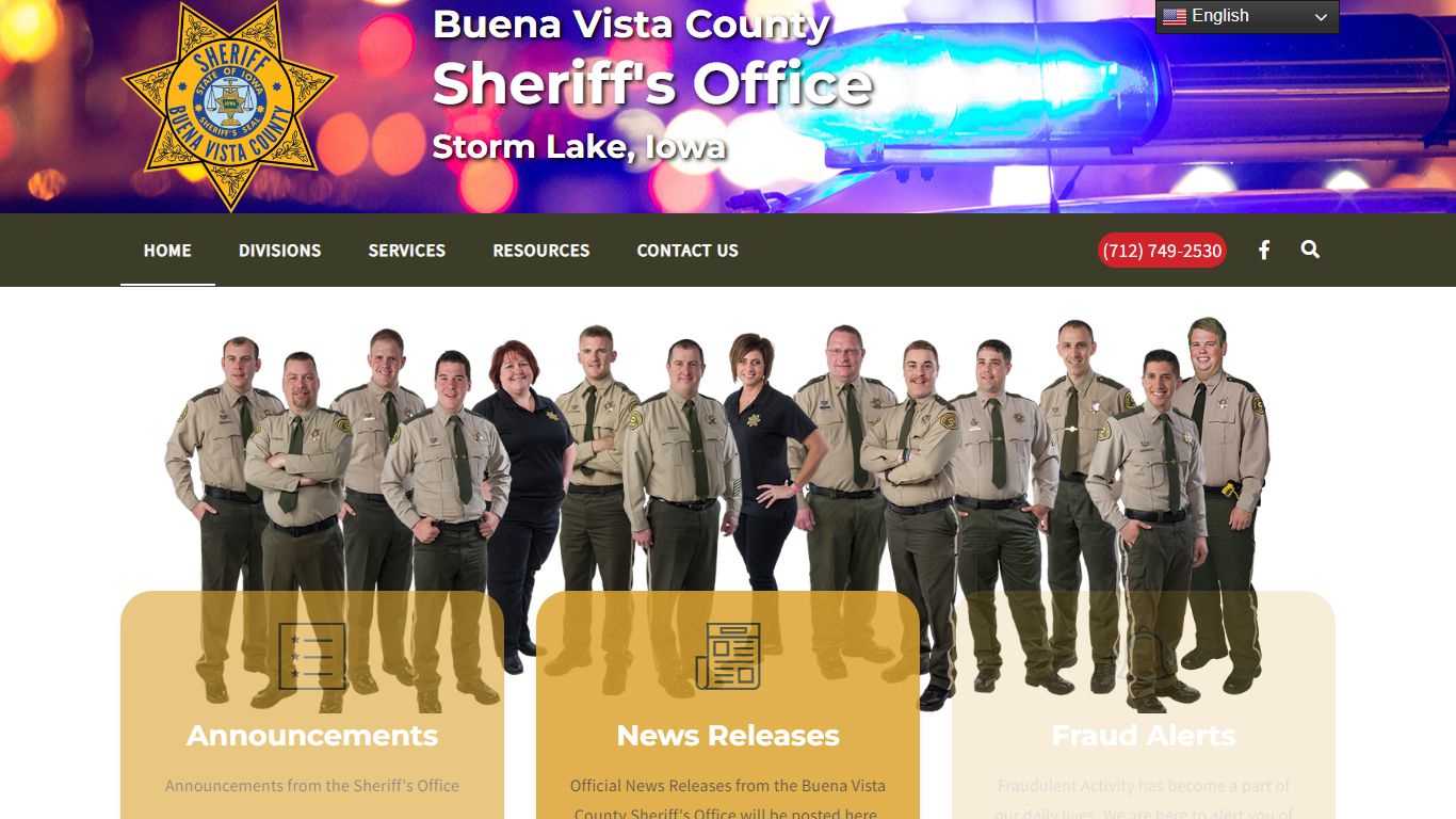 Buena Vista County Sheriff's Office – Storm Lake, Iowa
